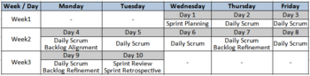 Agile Calendar